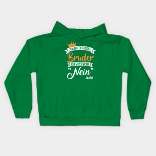 Ich bin der coole bruder Kids Hoodie